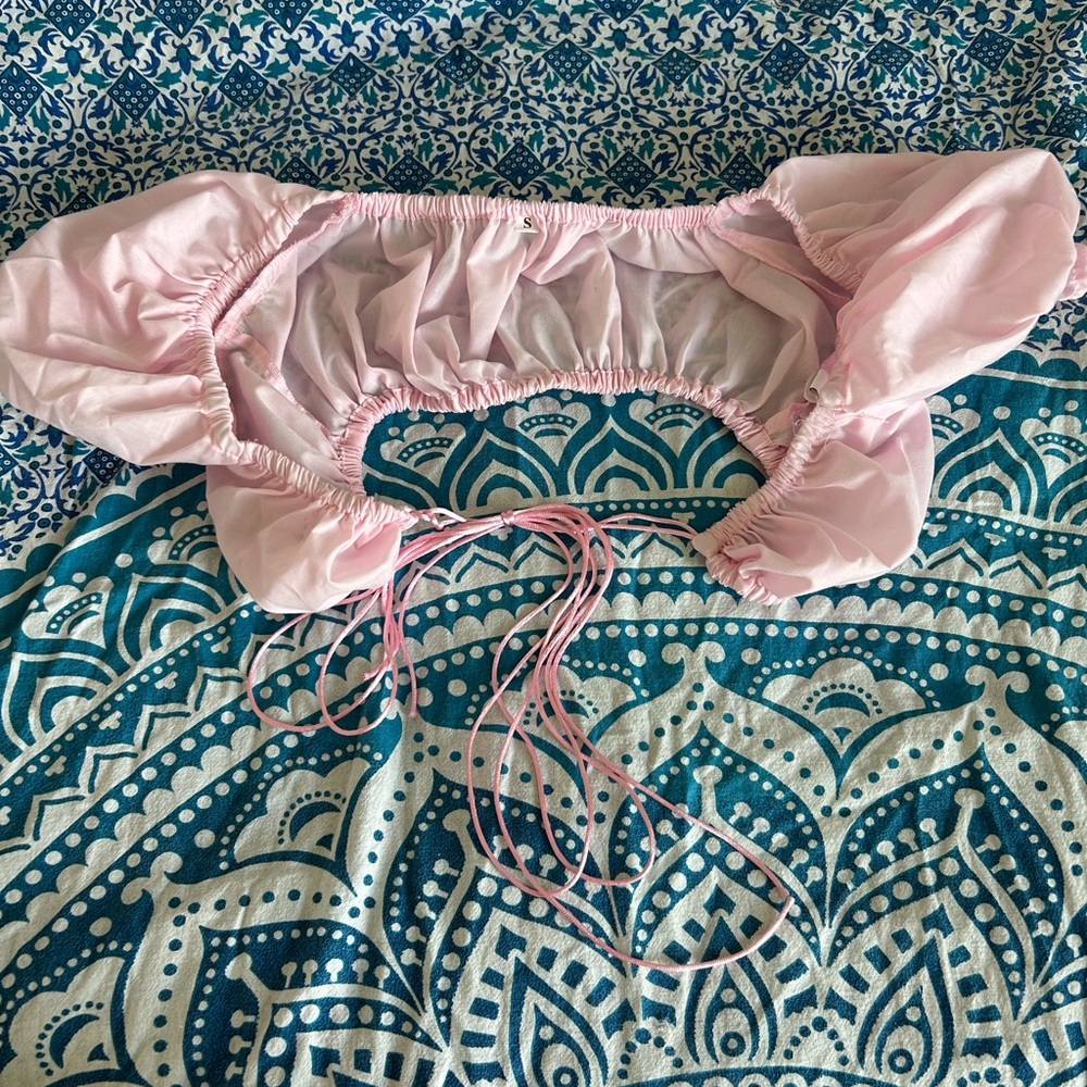 Cross Tie Crop Top